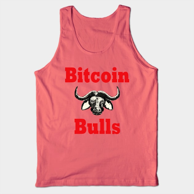 Bitcoin Bull Run Crypto Currency Tank Top by PlanetMonkey